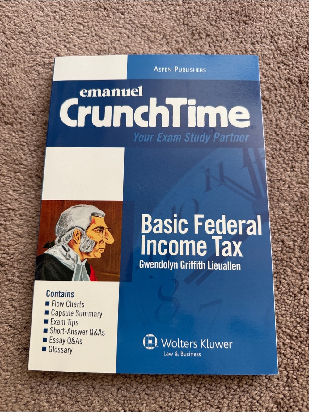 Emanuel CrunchTime Basic Federal Income Tax - Blue - 2009
